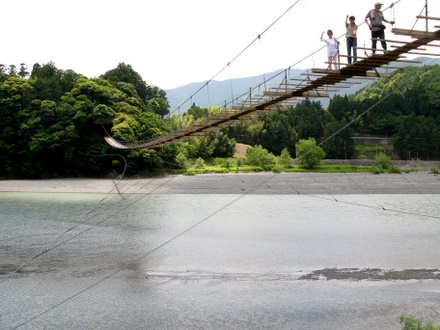 塩郷の吊り橋