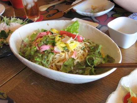 素麺サラダ