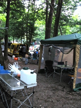 尾白の森キャンプ場　オートキャンプサイト